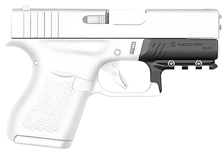 [7290017108162] Recover Tactical GR4301 Compact Rail Adapter for Glock 43 43X and 48  Black