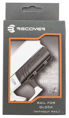 [7290018561904] Recover Tactical GR4801 Full Size Rail for Glock 48  Black
