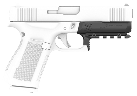 [7290018561904] Recover Tactical GR4801 Full Size Rail for Glock 48  Black