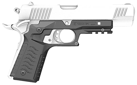 [7290016552065] Recover Tactical CC3H-01 Grip  &  Rail System  Black Polymer Picatinny for Standard Frame 1911
