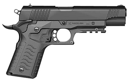 [7290017108513] Recover Tactical CC3H04 Grip  &  Rail System  Gray Polymer Picatinny for Standard Frame 1911