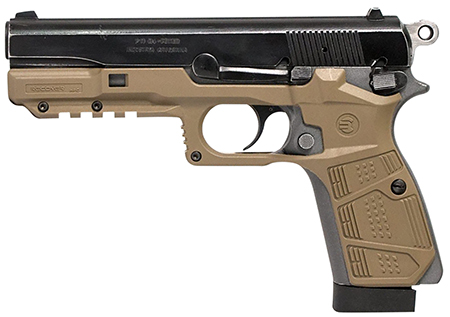 [7290017108285] Recover Tactical HPC-02 Grip  &  Rail System  Tan Polymer Picatinny for Browning Hi-Power
