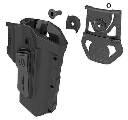 [7290016552027] Recover Tactical HC11AR01 HC11 Holster OWB Black Polymer Belt Fits 1911 Right Hand
