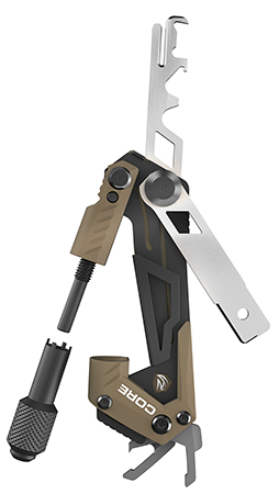 [813119013058] Real Avid AVGTCORAR Core Gun Tool AR15 Olive Green/Black Stainless Steel