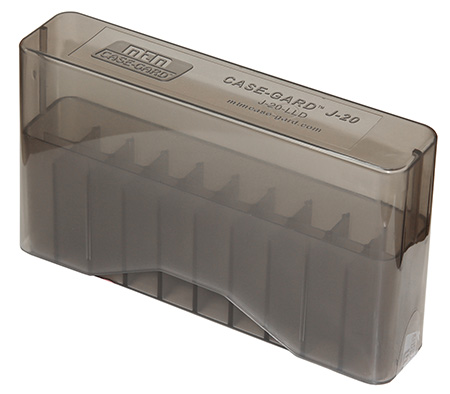 [026057235417] MTM Case-Gard J20LLD41 Slip-Top Ammo Box  338 Win Mag/7mm Clear Smoke Polypropylene 20rd