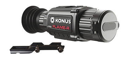 [698156079522] Konus 7952 Flame-R  Thermal Rifle Scope Hand Held/Mountable Scope Black 2.5-20x Multi Reticle 256x192 Resolution Zoom Digital 1x/2x/4x/8x