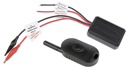 [053695538631] Moultrie MFHP53863 Remote Feeder Activator  Compatible With Moultrie Fish Feeders  &  Most Any Feeder Style or Brand Black