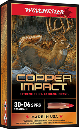 [020892224247] Winchester Ammo X3006CLF Copper Impact  30-06Springfield 150gr Copper Extreme Point Lead Free 20 Per Box/10 Case