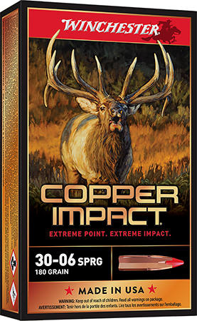 [020892231313] Winchester Ammo X3006CLF2 Copper Impact  30-06Springfield 180gr Copper Extreme Point Lead Free 20 Per Box/10 Case