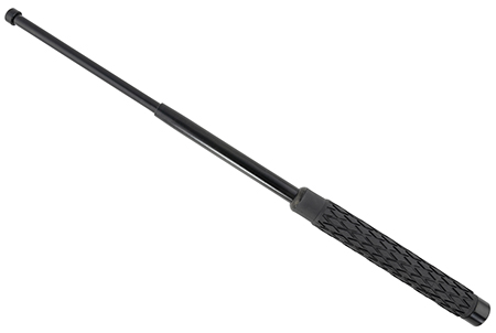 [024718514611] Uzi Accessories IMPEXP21 Civilian Protection Issue  21" Expandable Black HRC 15/16 Steel Black Textured Includes Sheath