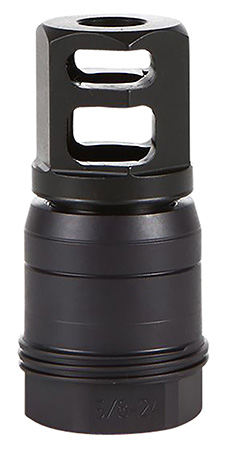 [798681656257] Sig Sauer SL76258X2490DEGM Clutch-Lok QD Muzzle Brake Black Stainless Steel with 5/8" 24 tpi Threads for 7.62mm 90 Degree Taper
