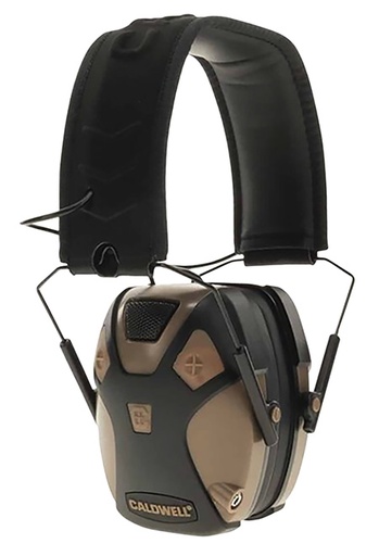 [661120417903] Caldwell 1099603 E-Max Pro 23 dB Over the Head Flat Dark Earth/Black