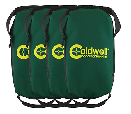 [661120331179] Caldwell 533117 Lead Sled Weighted Bag with Dark Green Finish, Unfilled Style, weighs 7-25 lbs  &  5.50" x 10" x 3" Dimensions 4 Per Pack