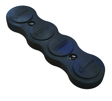 [661120417040] Lockdown 1097608 Gun Concealment Magnum Magnet Black Metal Holds 1 Handgun/Rifle/Shotgun