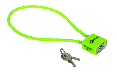[661120001645] Lockdown 110149 Trigger Lock  Open With Key Green Firearm Fit- Universal 15"