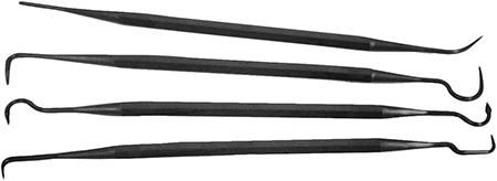 [661120330301] Tipton 549864 Gun Cleaning Picks Polymer 4 Pieces