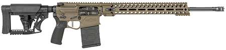 [847313017376] Patriot Ordnance Factory 01737 Rogue Prescott 6.5 Creedmoor 20" DI 20+1 Patriot Brown Rec/14.50" Renegade M-LOK Stainless Steel Fluted Barrel Black Adjustable Stock Black Polymer MFT Grip Right Hand