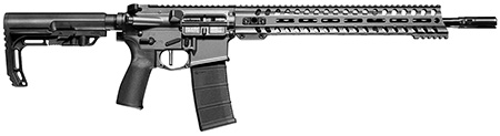 [847313016478] Patriot Ordnance Factory 01647 Minuteman Direct Impingement 350 Legend 16.50" 10+1 Tungsten Rec/14.5" M-Lok Handguard Black Nitride Barrel Black Polymer 6 Position MFT Stock  &  Grip