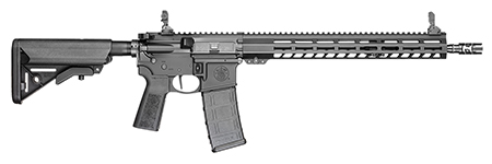 [022188888713] Smith  &  Wesson  Volunteer XV Pro 5.56x45mm NATO 16" 30+1 Matte Black Rec 15" M-LOK Handguard  Black Adjustable B5 SOPMOD Stock B5 Type 23 Grip Right Hand Includes 2" Rail Section  &  Magpul Rail Covers