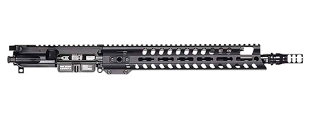 [847313009074] Patriot Ordnance Factory  Renegade + Complete Upper 5.56x45mm NATO 10.50" Black Nitride Barrel Aluminum Black Anodized Receiver 9" M-LOK Handguard Adjustable Block