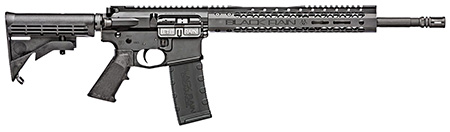 [681565230707] Black Rain Ordnance TYRANT300BLK Tyrant  300 Blackout 16" 30+1 Black Anodized Rec Black Adjustable Stock Black Polymer Grip Right Hand