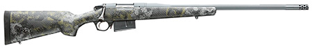 [043125308156] Bergara Rifles BPR26308 Premier Canyon 308 Win 3+1 20" Sniper Gray Cerakote Fluted Barrel, Sniper Gray Cerakote Steel Receiver, Swamper Rouge Camo AG Composite Stock