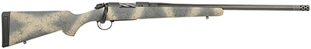 [043125016020] Bergara Rifles B14S522CF B-14 Ridge Carbon Wilderness 6.5 Creedmoor 4+1 22" Carbon Fiber  Wrapped Barrel, Gray Cerakote Steel Receiver, SoftTouch Woodland Camo Fixed American Style Stock, Right Hand