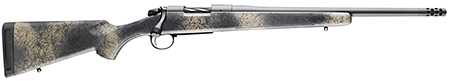 [043125016341] Bergara Rifles B14LM511CF B-14 Ridge Carbon Wilderness 300 Win Mag 3+1 24" Carbon Fiber Wrapped Barrel, Gray Cerakote Steel Receiver, SoftTouch Woodland Camo Fixed American Style Stock, Right Hand
