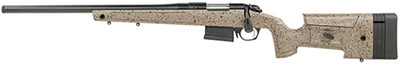 [043125016099] Bergara Rifles B14S351LC B-14 HMR 308 Win 5+1 20" Graphite Black Cerakote Barrel, Black Speckled Brown Molded w/Mini-Chassis, Adjustable LOP  &  Cheek Piece Stock, Left Hand