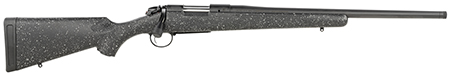 [043125015719] Bergara Rifles B14S501C B-14 Ridge 308 Win 4+1 20" Graphite Black Cerakote Barrel, Graphite Black Cerakote Steel Receiver, Gray Speckled Black Fixed American Style Stock, Right Hand