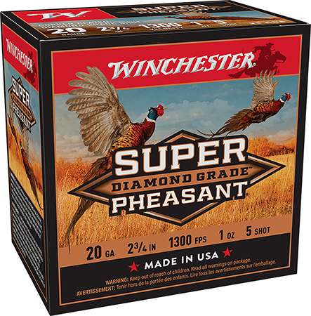 [020892027169] Winchester Ammo SPDG205 Super Pheasant Diamond Grade 20Gauge 2.75" 1oz 5Shot 25 Per Box/10 Case