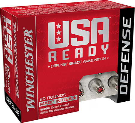 [020892231177] Winchester Ammo RED10HP USA Ready 10mmAuto 170gr Hex Vent Hollow Point 20 Per Box/10 Case