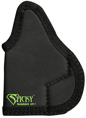 [859640007326] Sticky Holsters OR1 OR-1  Black/Green Latex Free Rubber Fits Sig P938/Kimber Micro 9 Ambidextrous