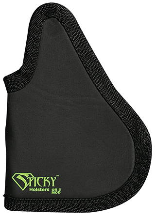 [859640007371] Sticky Holsters OR5MOD OR-5 Modified Black Cordura/Foam, Compatible w/Sig P365, Springfield Hellcat, Glock 42, Springfield XDS, Ambidextrous