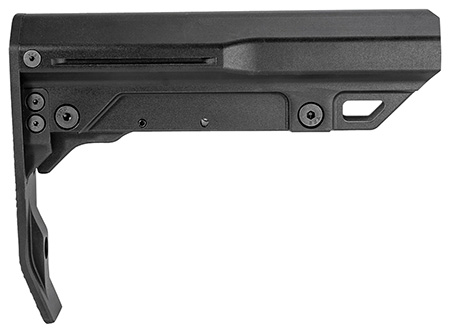 [814002026650] Mission First Tactical BMSMILMTLBL Battlelink Minimalist Mil-Spec Stock Black Aluminum for AR-15 Mil-Spec Buffer Tubes