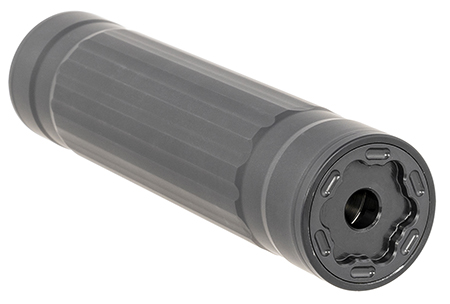[604206200327] Bushmaster 0091002BLK Muta BM30  30 Cal 1.50" Diameter Black Stainless Steel 5/8"-24 tpi