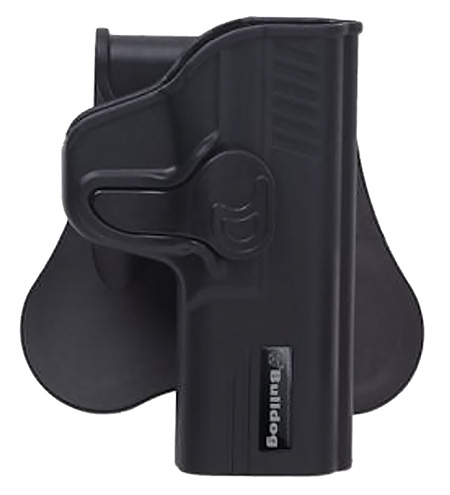 [672352016239] Bulldog RRRMAX9 Rapid Release  OWB Black Polymer Paddle Fits Ruger Max-9 Right Hand