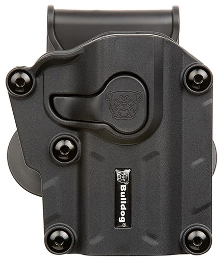[672352016192] Bulldog MX001SC Max Multi Fit OWB Black Polymer Paddle Fits Sig P250/P320 Fits S&W M & P 9/40/45 Sub-Compact Right Hand