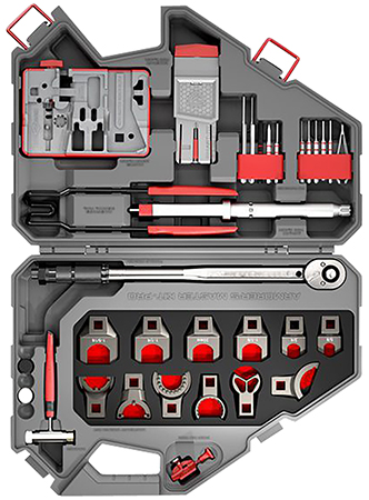 [813119014147] Real Avid AVAMKPRO Armorer's Master Kit Pro Gray/Red AR-15
