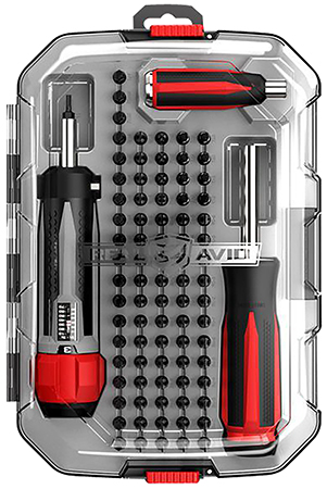 [813119014239] Real Avid AVSTDMS Smart-Torq  &  Driver Master Set Black Oxide Universal Firearm 83 Pieces