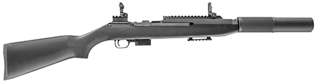[8053800944175] Chiappa Firearms 500259 M1-9 MBR 9mm Luger 10+1 19" Steel Barrel  &  Bolt, Pinned  &  Welded, Faux Suppressor, Alloy Receiver, Black Synthetic Stock Includes 2 Magazines