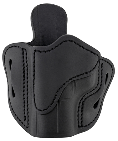 [816161020708] 1791 Gunleather ORBH21SBLL BH2.1 Optic Ready OWB Size 2.1 Stealth Black Leather Belt Slide Compatible w/Glock 17/S&W M & P Shield/Springfield XD Left Hand