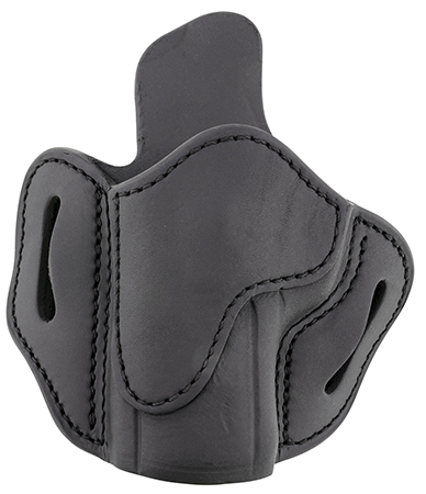 [816161020739] 1791 Gunleather ORBH24SSBLL BH2.4S Optic Ready OWB Size 2.4S Stealth Black Leather Belt Slide Fits FN 509/HK VP9SK Left Hand