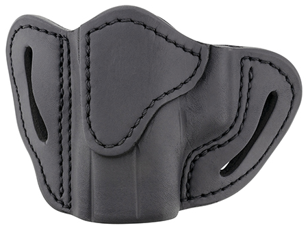 [816161020463] 1791 Gunleather ORBHCSBLL BHC Optic Ready OWB Compact Stealth Black Leather Belt Slide Compatible w/Glock 43/Sig P365/Walther PPK Left Hand