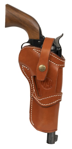 [816161029978] 1791 Gunleather SARVH55CBRA RVH5.5 5.5 OWB Size 5.5 Classic Brown Leather Belt Loop Fits Ruger Wrangler Fits Colt SSA Ambidextrous