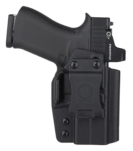 [816161025031] 1791 Gunleather TACIWBG43XMOSBLKL Tactical Kydex  IWB Black Kydex Belt Clip Compatible w/Glock 43/43X/43X MOS/48 Left Hand