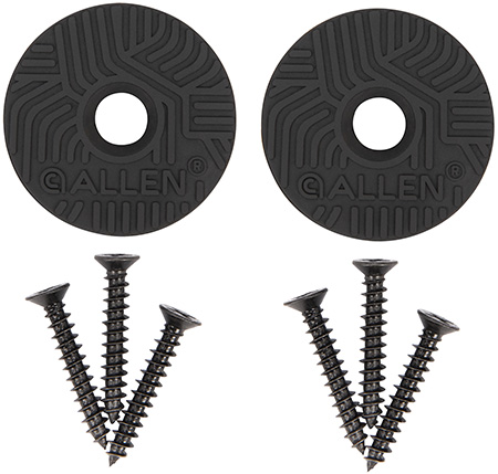 [026509060277] Allen 5649 Disc Gun  &  Tool Magnet Set Black Metal Screw On 2 pk
