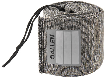 [026509064794] Allen 13167 Stretch Knit Gun Sock Gray Silicone-Treated Knit w/Custom ID Labeling Holds Rifles with Scope or Shotguns 52" L x 3.75" W Interior Dimensions