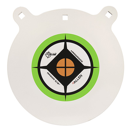 [026509064404] EZ-Aim 15599 Hardrock  12" AR500 Steel Gong Shooting Target .38" Thickness Black / Green / White