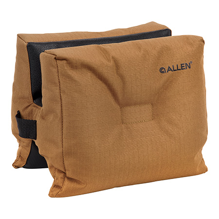[026509064695] Allen 18412 X-Focus Bench Prefilled Coyote w/Black Accents Ripstop Polyester, Tacky Grip Bottom Weighs 8.20 lbs., 9.50" L x 6.50" H